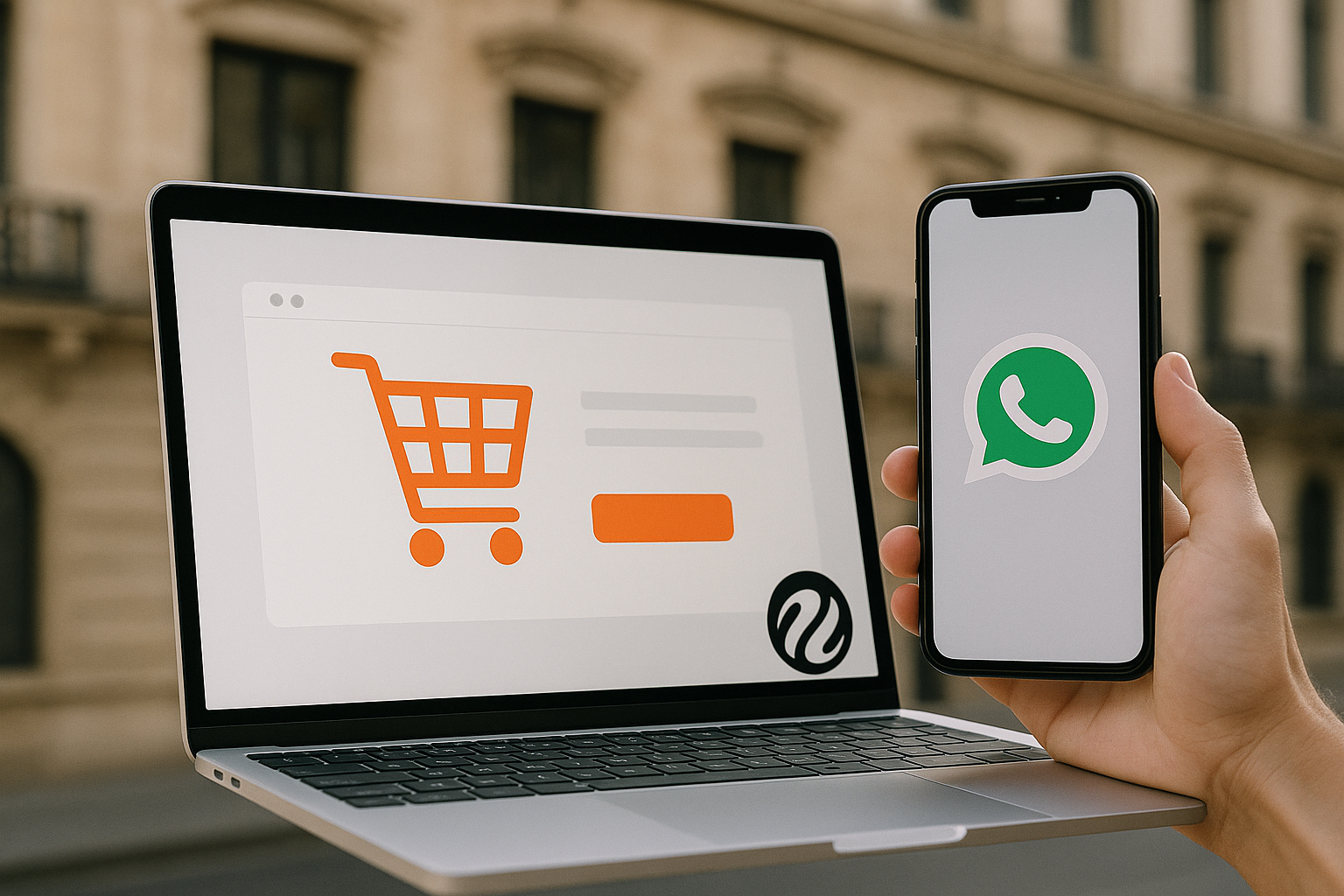 E-commerce barato y de calidad con landing híbrida y WhatsApp